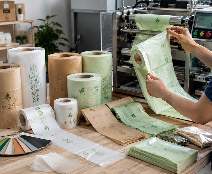 Personalized packaging roll bag