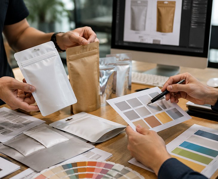 Professional stand-up pouch customization