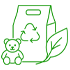 Optional environmentally friendly materials
