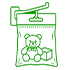 Hanging hole design
