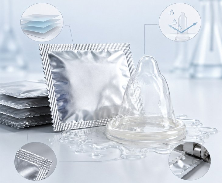 Specially designed for lubricated condoms