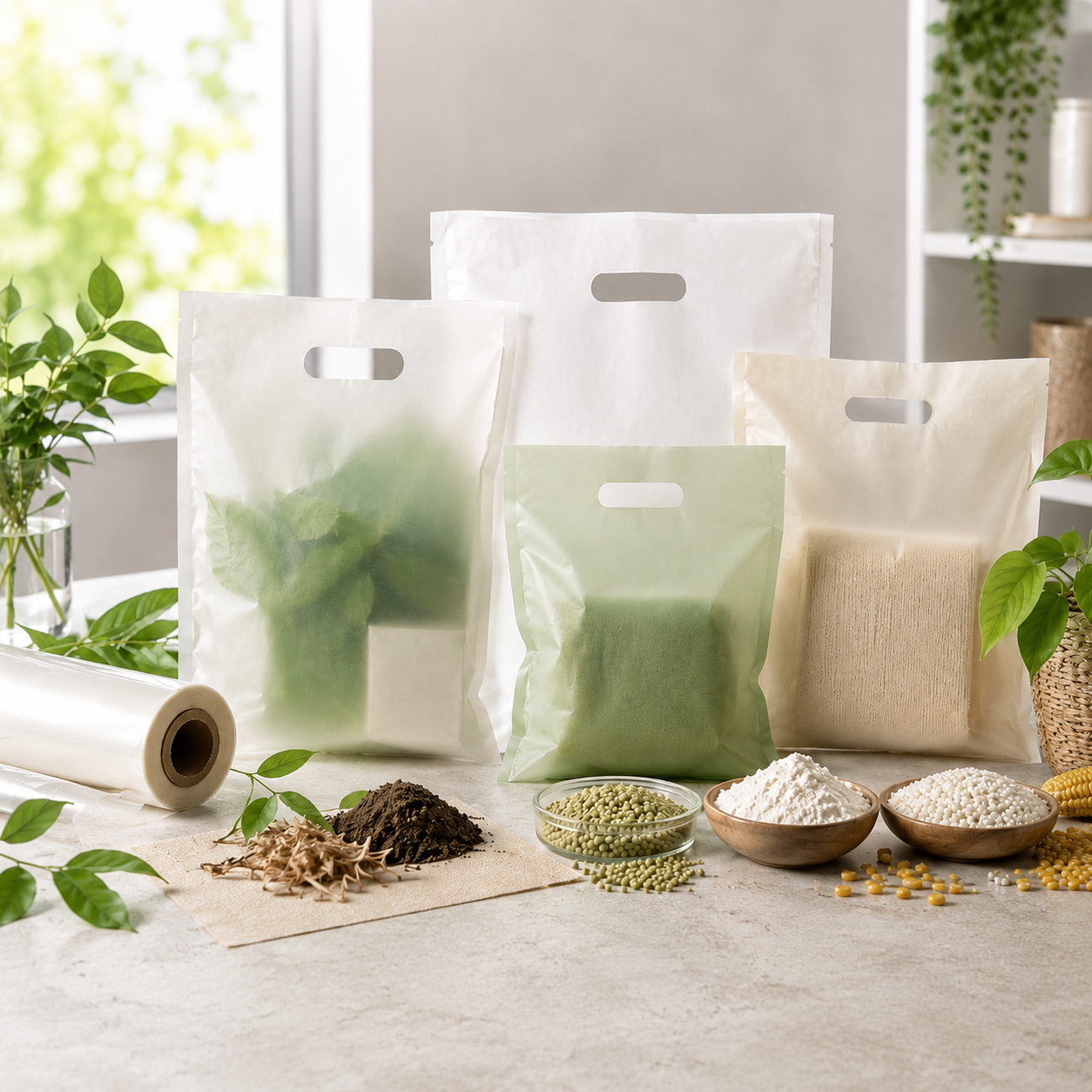 Sustainable Die-Cutting Handle Bag Solution