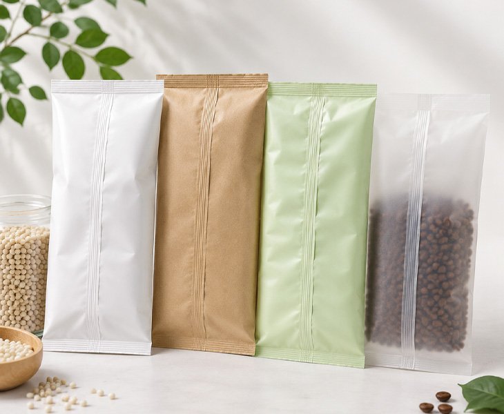 Sustainable back seal bag material options